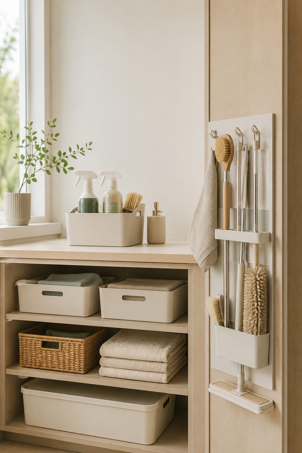 11 Smart Cleaning Storage Ideas for Small Homes