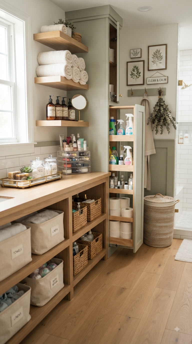 10 Bathroom Organization Ideas for a Cleaner, More Functional Space