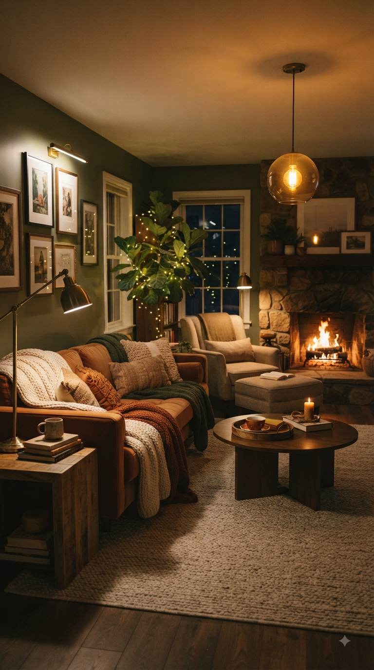 10 Warm Lighting Ideas to Make Your Living Room Feel Cozy & Inviting